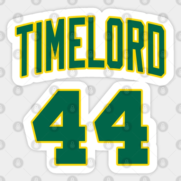 Timelord Sticker by boothy